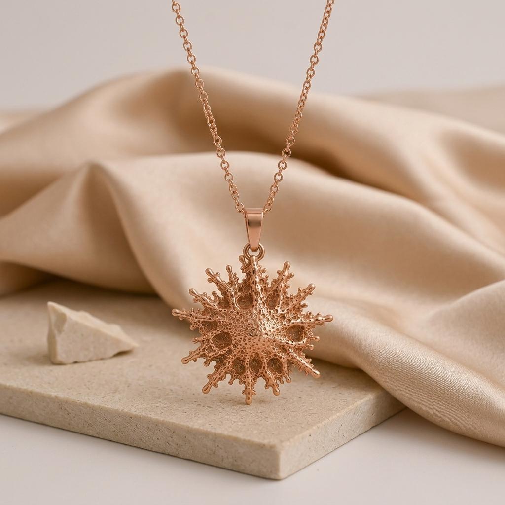 Procyon Star Pendant Necklace | Sterling Silver Necklace | Celestial Starburst Design | Meaningful Gift for Her
