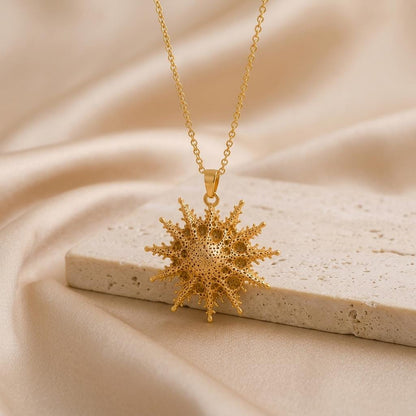 Mintaka Star Pendant Necklace | 925 Sterling Silver | Celestial Textured Design | Meaningful Celestial Gift