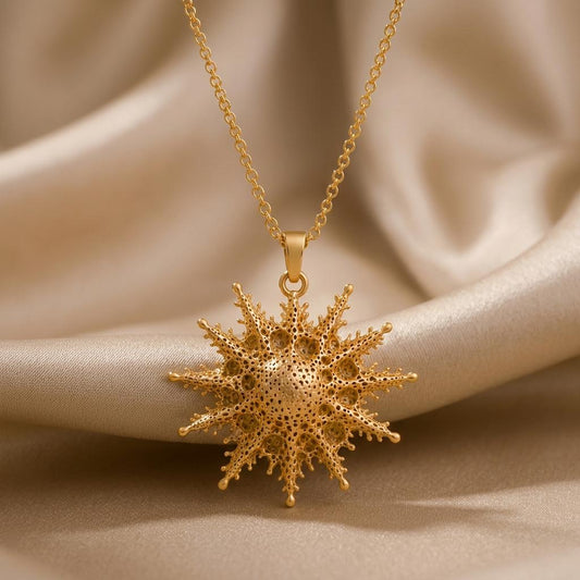 Mintaka Star Pendant Necklace | 925 Sterling Silver | Celestial Textured Design | Meaningful Celestial Gift