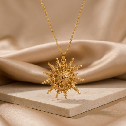 Mizar Star Pendant Necklace | 925 Sterling Silver for Women | Celestial Star Organic Design | Unique Gift for Her