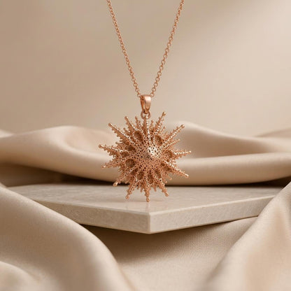 Castor Star Pendant Necklace | 925 Sterling Silver | Intricate Celestial Theme | Meaningful Gift for Her