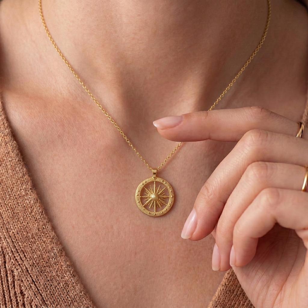 Elnath Star Pendant Necklace | 925 Sterling Silver | Celestial Taurus Constellation | Astronomy Lover Gift