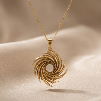 Wormhole Pendant | For Space Enthusiasts | Galactic Vortex Style | Unique Science Gift