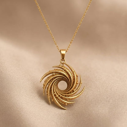 Wormhole Pendant | For Space Enthusiasts | Galactic Vortex Style | Unique Science Gift